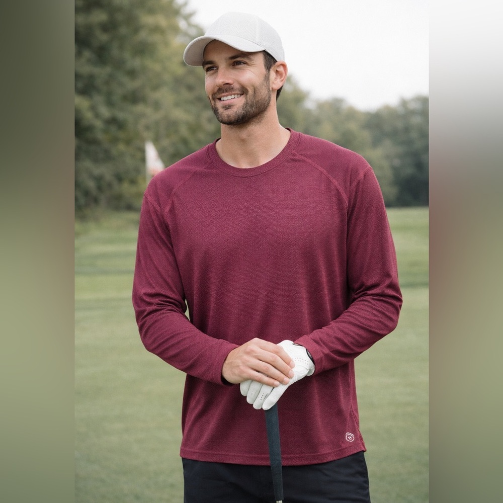 Allbirds Men’s Berry Long Sleeve Top. NWT